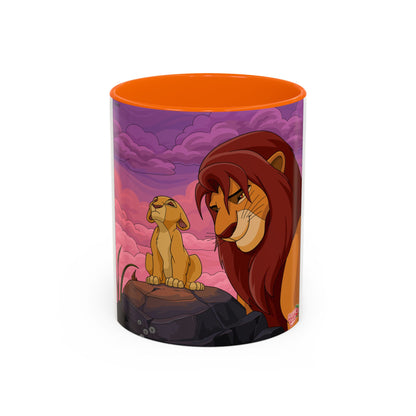Lion Pride Coffee Mug – Nostalgic Animated Safari Accent Mug (11/15oz)