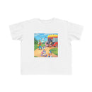 Toddler Tee — Colorful Cartoon Road Trip Kids T‑Shirt Printify