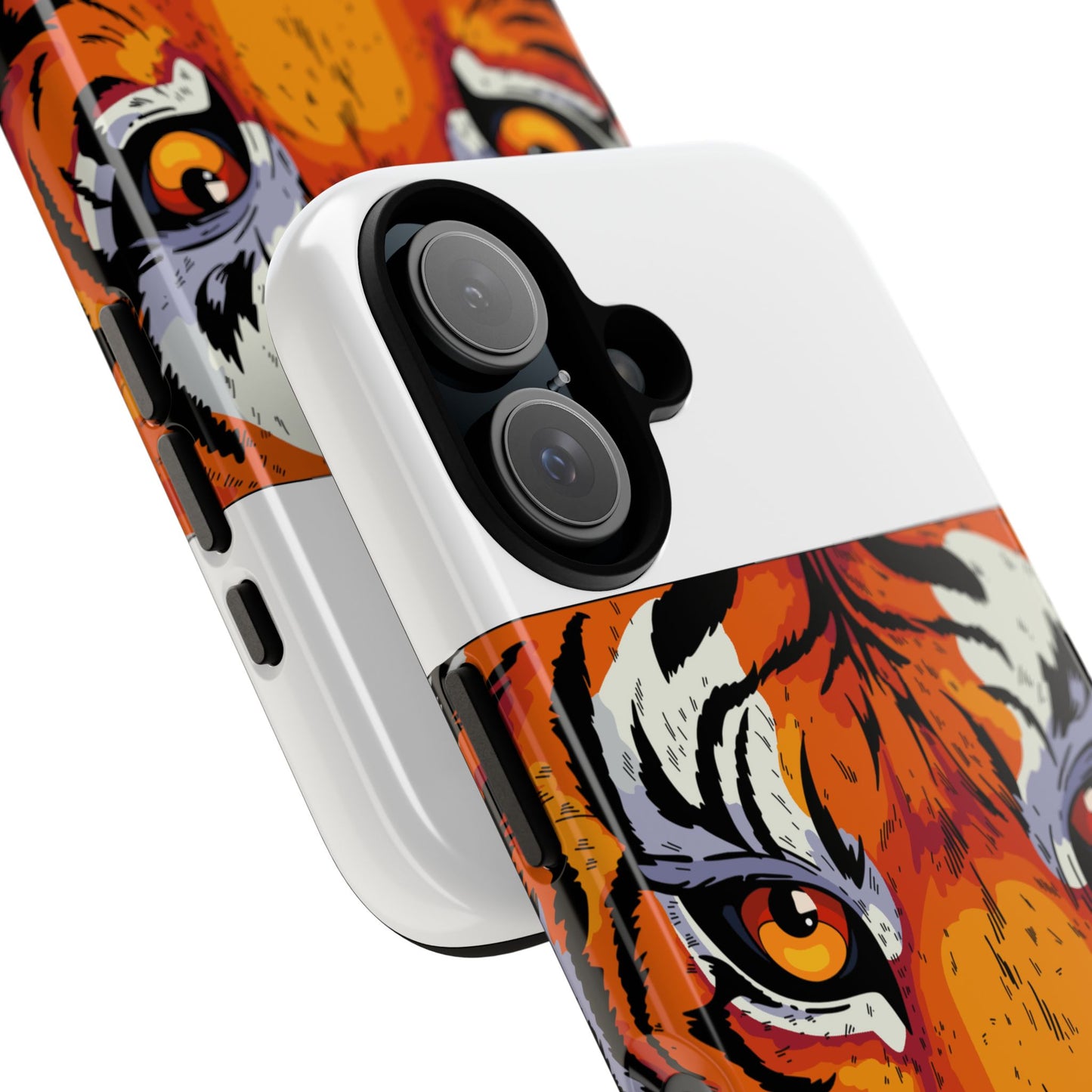 Tiger Face Phone Case - Fierce Orange Tiger iPhone/Android Protective Cover