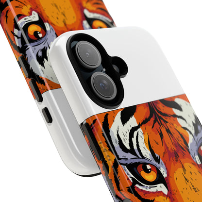 Tiger Face Phone Case - Fierce Orange Tiger iPhone/Android Protective Cover
