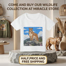 Toddler T‑Shirt — Brave Mountain Wolf Graphic Tee Printify