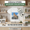Toddler T‑Shirt — Brave Mountain Wolf Graphic Tee Printify