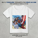 Captain-Inspired Toddler T-Shirt – Shield Hero Action Graphic Printify