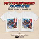 Captain-Inspired Toddler T-Shirt – Shield Hero Action Graphic Printify
