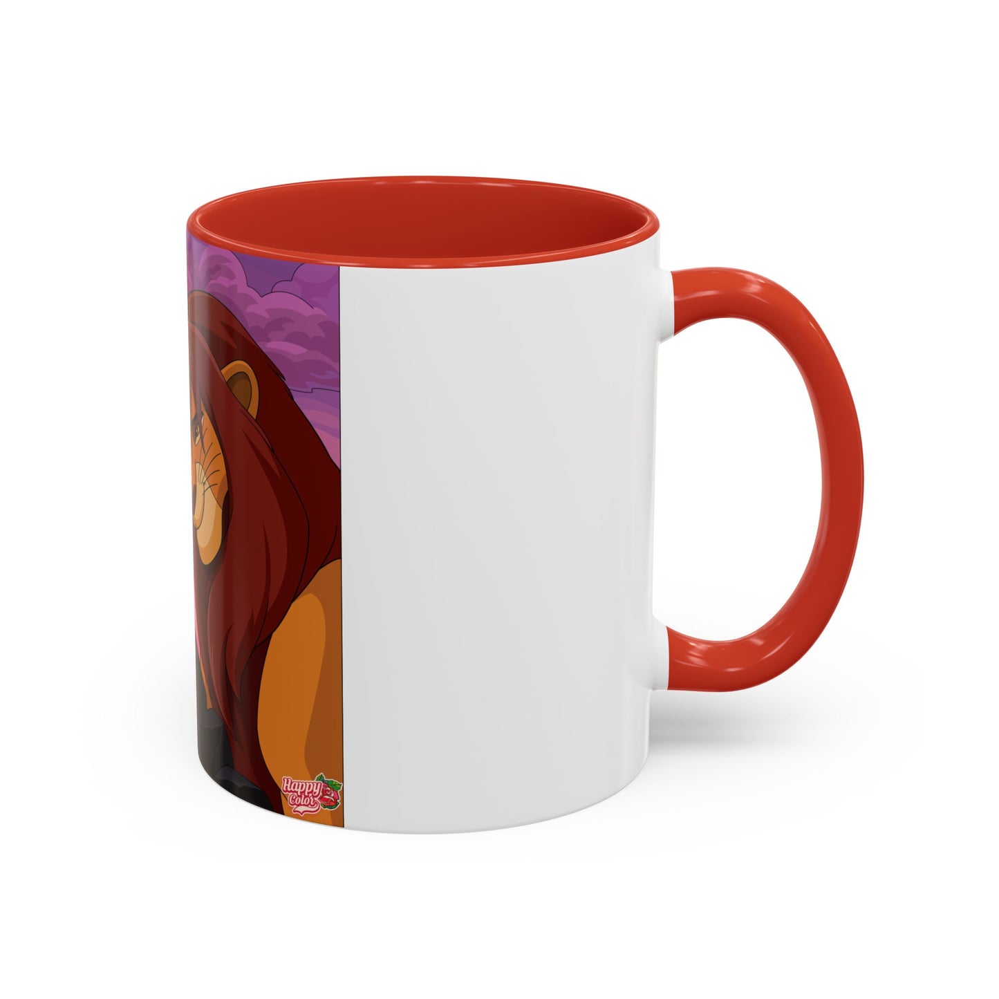Lion Pride Coffee Mug – Nostalgic Animated Safari Accent Mug (11/15oz)