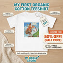 Adventure Bike Baby T-Shirt — Cute Cartoon Kids Cycling Print Printify