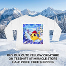 Cute Ski Chick Toddler Long Sleeve Tee — Winter Snowy Adventure Shirt Printify