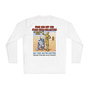 Star Droid Crew Long Sleeve Tee — Retro R2‑D2 & C‑3PO Droid Design Printify