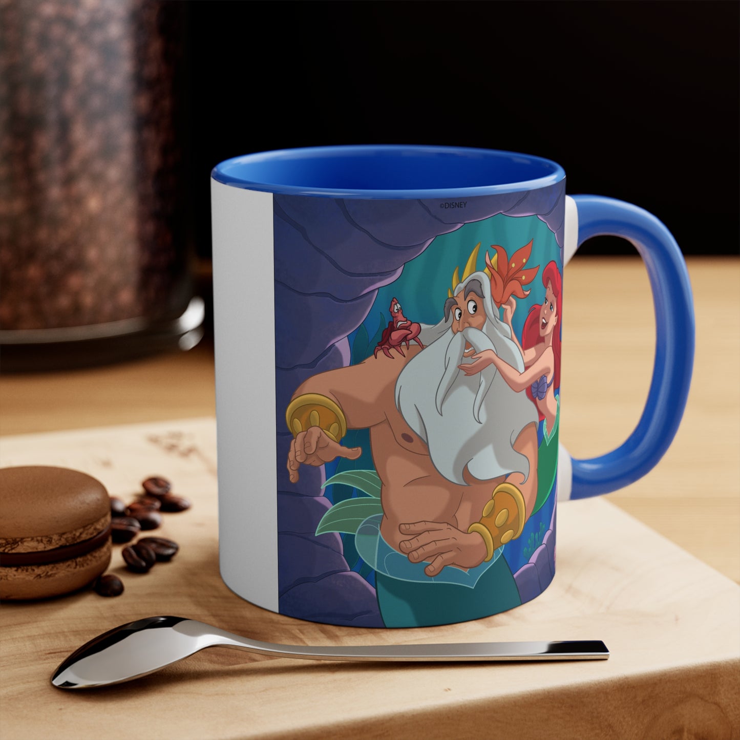 Lilo & Stitch Surfing Accent Mug — Cute Hawaiian Cartoon Coffee Cup (11oz)