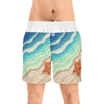 Men's Mid-Length Swim Shorts (AOP)