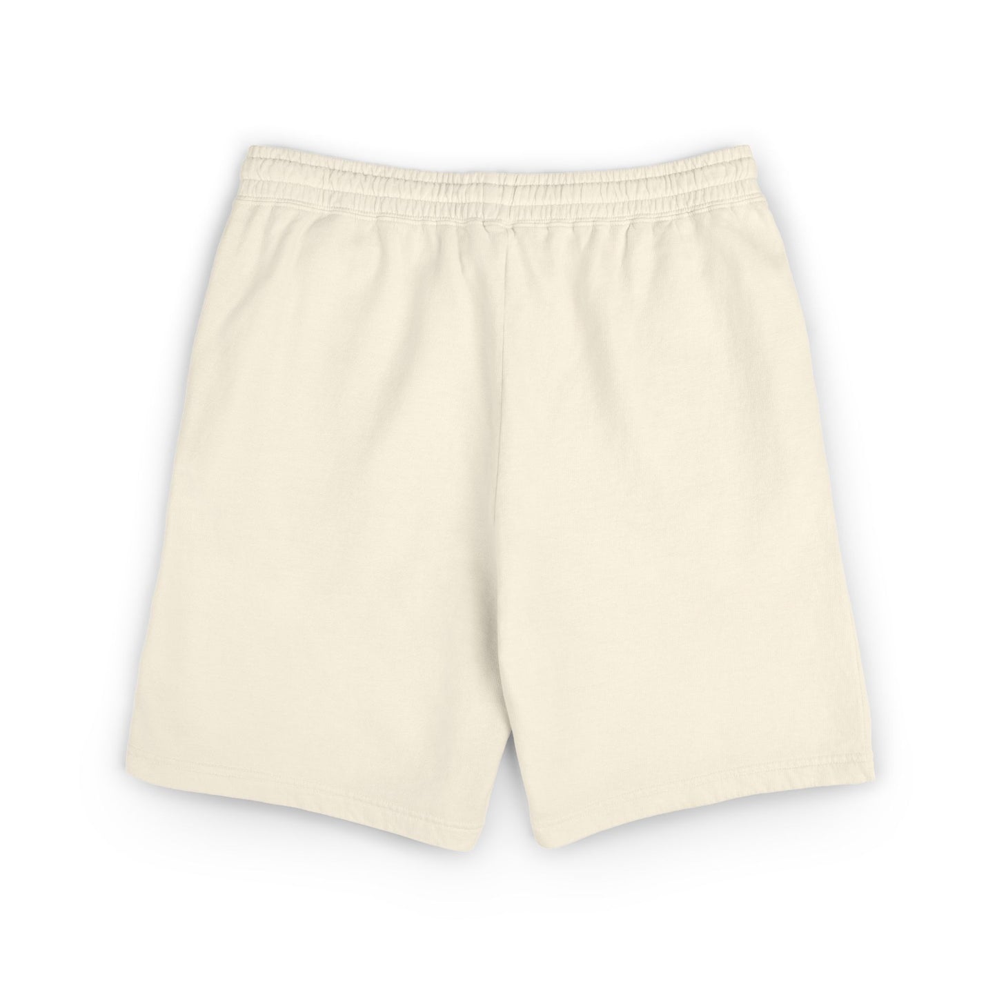 Sunset Smiley Pocket Sweatshorts — Lightweight Garment-Dyed Fleece