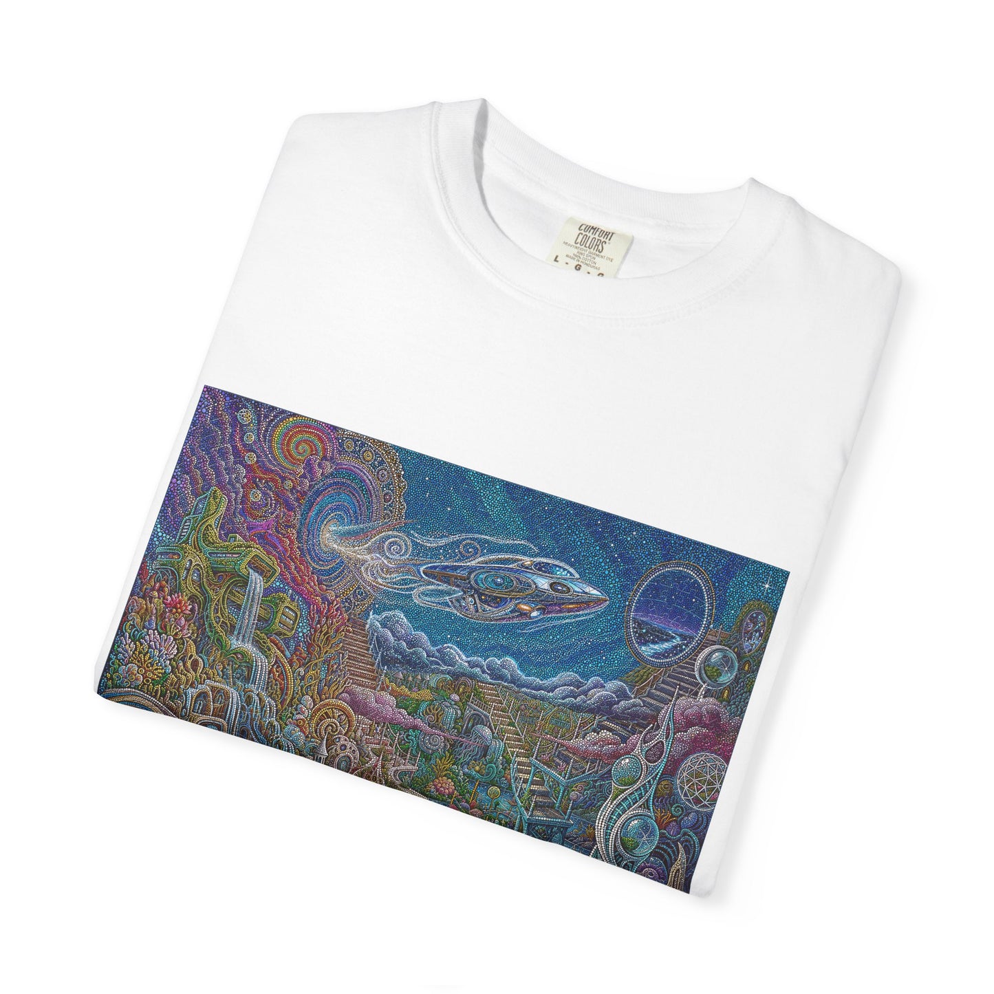 Underwater Dreamscape T-Shirt — Psychedelic Ocean Whale Art Tee