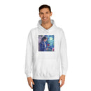 Hoodie — Dreamy Night Garden Anime Boy Illustration Printify