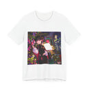 Anime Couple in Neon Garden Graphic Tee