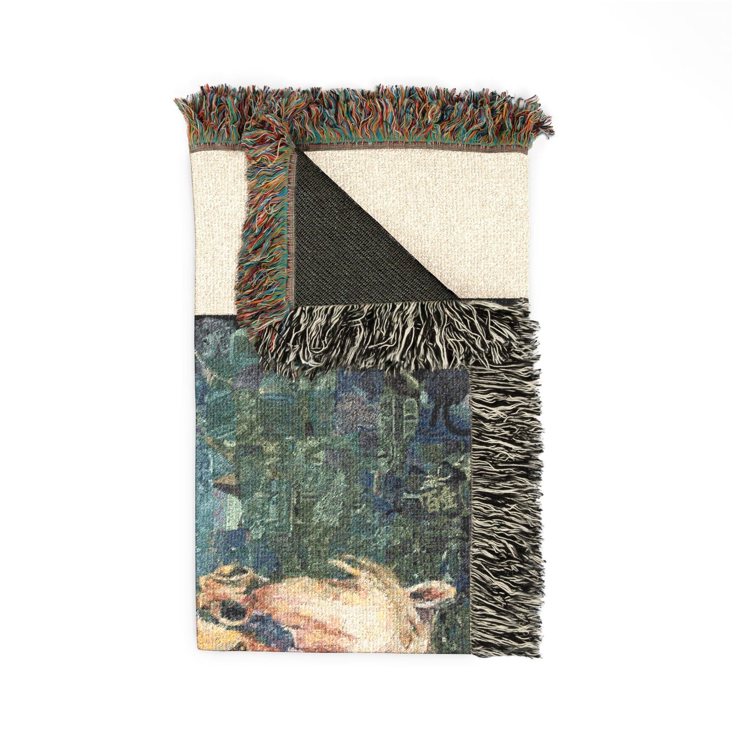Galloping Horse Woven Blanket — Tapestry Throw for Equestrian Lovers