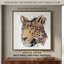 Leopard in Vines Canvas Print — Botanical Jungle Wall Art Printify