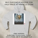 Three-Panel Fleece Hoodie Printify