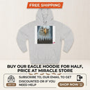 Three-Panel Fleece Hoodie Printify