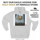 Three-Panel Fleece Hoodie Printify