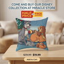 Disney Lady and Tramp Family Christmas Square Pillow Printify