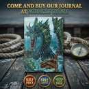 Sea Serpent Journal — Fantasy Ocean Dragon Hardback Notebook