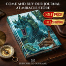 Sea Serpent Journal — Fantasy Ocean Dragon Hardback Notebook