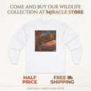 Leopard Sunset Graphic Long Sleeve Tee Printify
