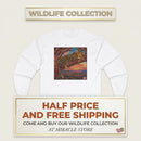 Leopard Sunset Graphic Long Sleeve Tee Printify
