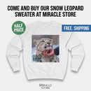 Snow Leopard Rescue Hoodie — 'See the World Through My Eyes' Wildlife Conservation Pullover Printify
