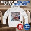 Snow Leopard Rescue Hoodie — 'See the World Through My Eyes' Wildlife Conservation Pullover Printify