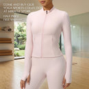 Womens Yoga Outerwear Sun-protection Jacket Slim-fit And Quick-drying Miracle Store