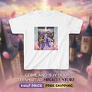 Kids Fantasy Princess Tee — Purple Castle Illustration Printify