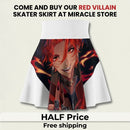 Anime Red-Haired Character Skater Skirt