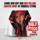 Anime Red-Haired Character Skater Skirt