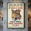 Leopard in Vines Canvas Print — Botanical Jungle Wall Art Printify