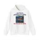 Northern Lights Cabin Hoodie – Cozy Winter Night Aurora Sweatshirt Printify