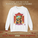 Vintage Window Garden Sweatshirt Printify
