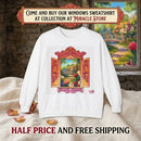 Vintage Window Garden Sweatshirt Printify
