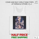 Anime-Inspired Character Art Jersey Tank