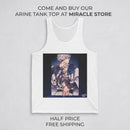 Anime-Inspired Character Art Jersey Tank