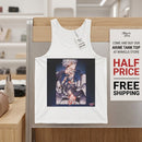 Anime-Inspired Character Art Jersey Tank