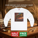 Leopard Sunset Graphic Long Sleeve Tee Printify
