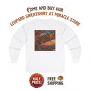 Leopard Sunset Graphic Long Sleeve Tee Printify