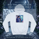 Hoodie — Dreamy Night Garden Anime Boy Illustration Printify