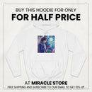 Hoodie — Dreamy Night Garden Anime Boy Illustration Printify