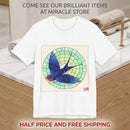 Artistic Bird T‑Shirt — Colorful Swallow & Dove Graphic Tee Miracle Store