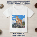 Toddler T‑Shirt — Brave Mountain Wolf Graphic Tee Printify