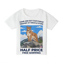 Toddler T‑Shirt — Brave Mountain Wolf Graphic Tee Printify