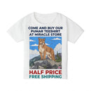 Toddler T‑Shirt — Brave Mountain Wolf Graphic Tee Printify
