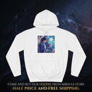 Hoodie — Dreamy Night Garden Anime Boy Illustration Printify
